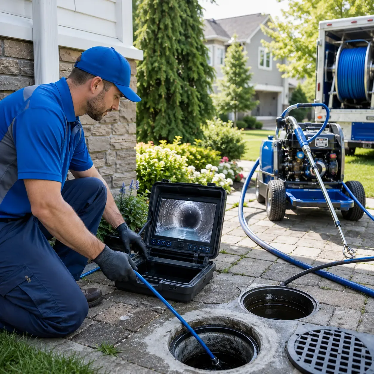 Outdoor drain cleaning professionals serving Swain, NY
